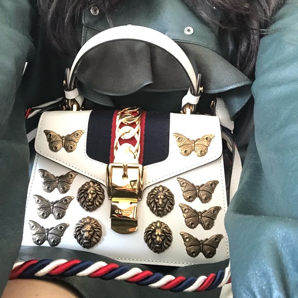 GUCCI STUD BAG - Picture 3 of 12